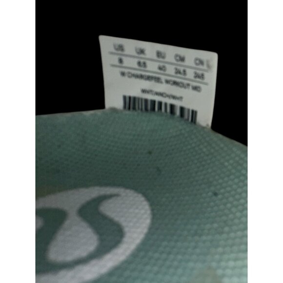 Lululemon Chargefeel Mid Workout Shoe Womens 8M White Mesh Sock Ankle Running - Picture 10 of 10